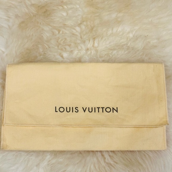 💎 LOUIS VUITTON Dust Bag For Long Wallet Size L9” X H 5” - Picture 5 of 8